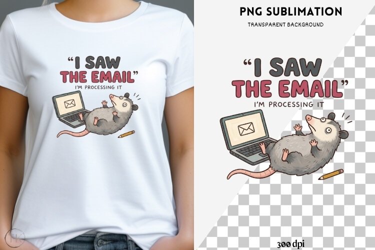 Funny Animal quote png design for T-shirts example image 1