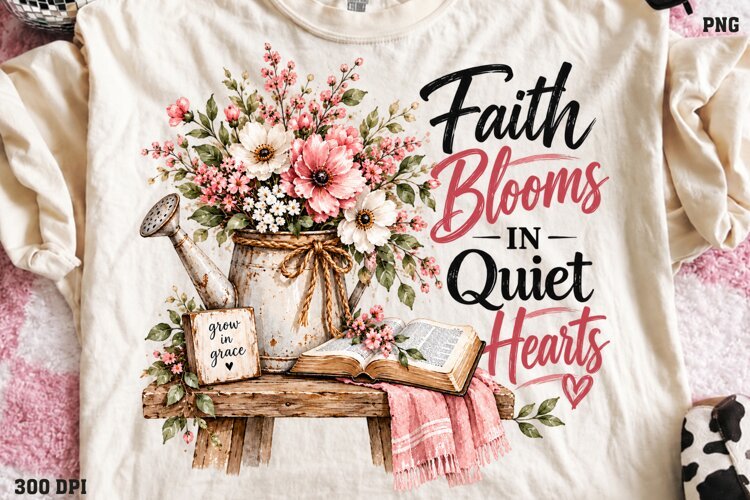 Held Together by Gentle Grace Shirt PNG, Colorful Christian example image 1