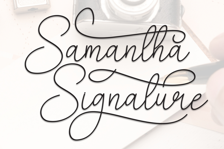 Samantha Font Image 20