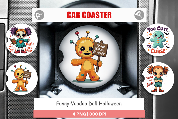 Car Coaster Sublimation Template  Image 7