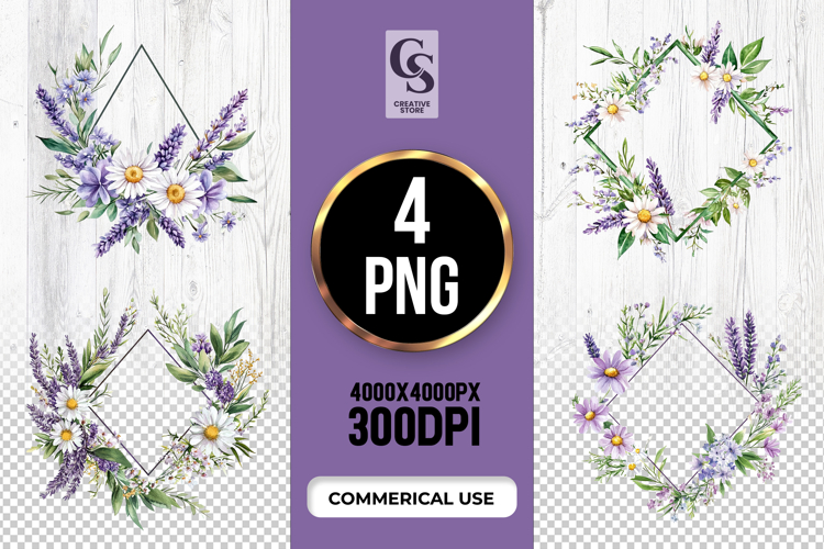 Watercolor Wreath Png Image 7