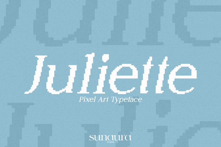 Pixel Schriftart