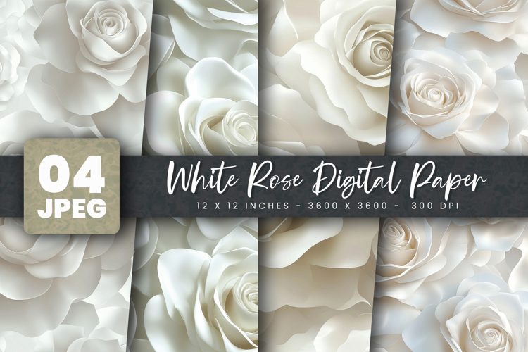 White Rose Clipart