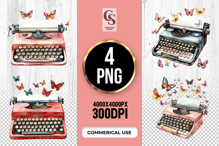 Typewriter Clipart Image 10