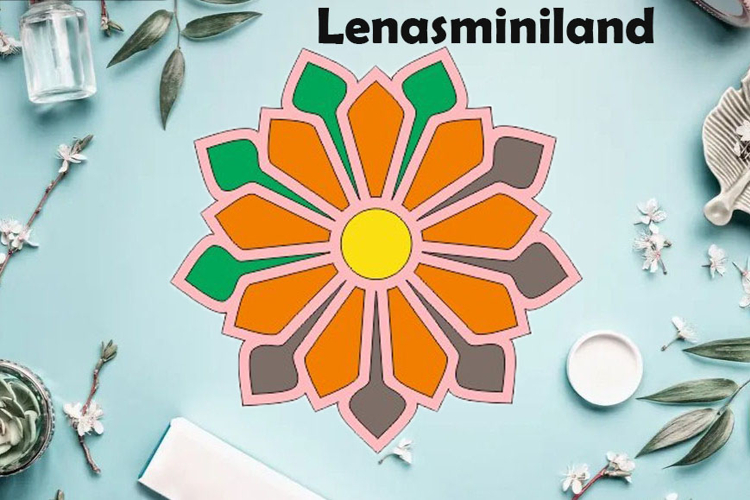 Rangoli flower mandala plywood base laser cut file bead sort