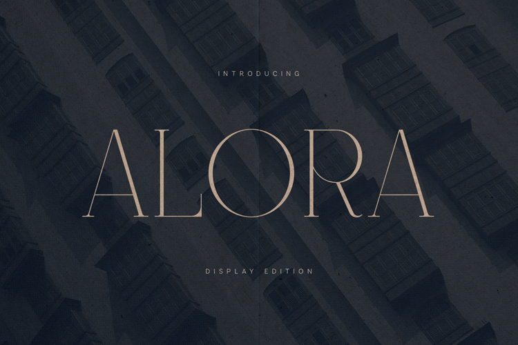 Alora Elegant Modern Serif Font