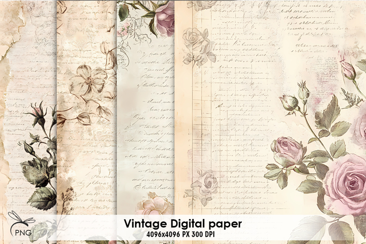 Vintage digital paper