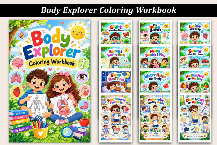 Body Explorer Coloring Workbook