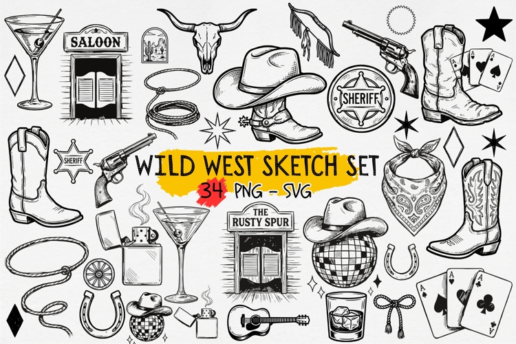 Cowboy Boot Clipart
