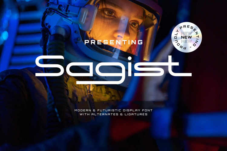 Sagist - Futuristic Geometric Sans