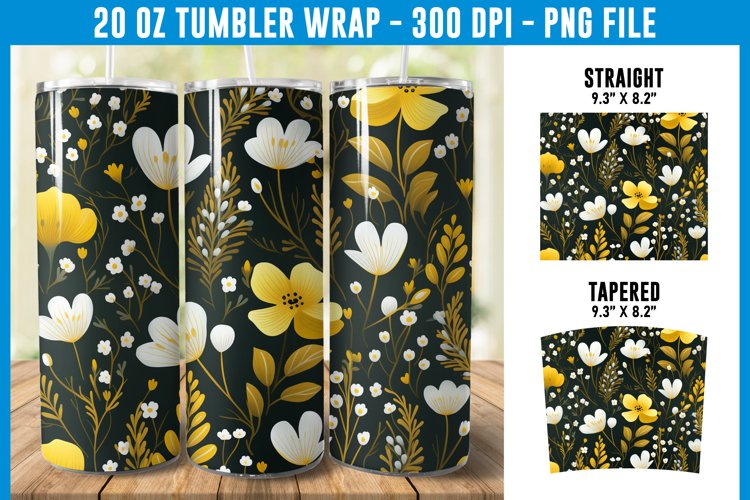 20 Oz Sublimation Tumbler Wrap Image 17