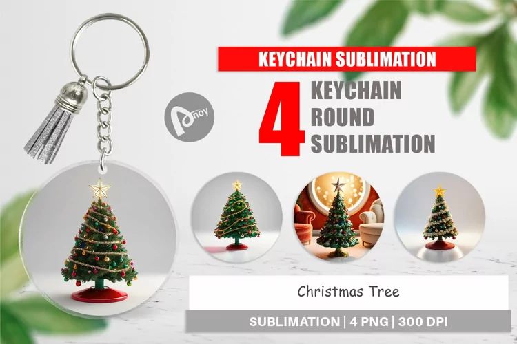Keychain Christmas Tree