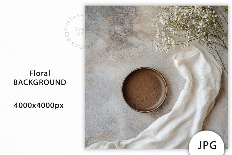 Aesthetic Neutral Background, Mockup JPG