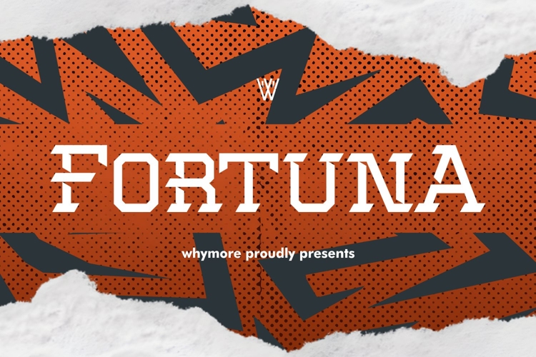 Fortuna Modern Bold Sports Font for Branding & Display Font