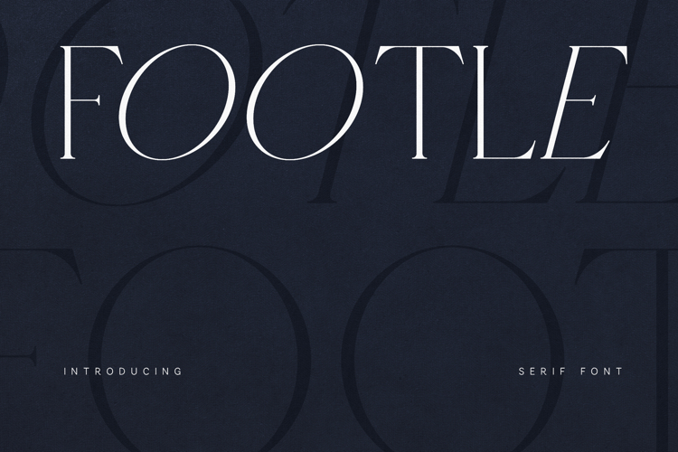 Footle Elegant Modern Serif Font