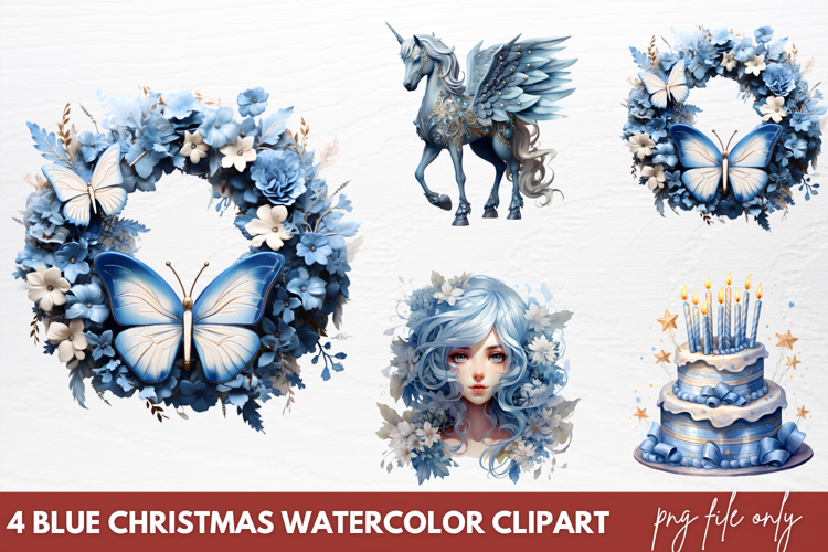 Christmas Watercolor Clipart Image 23