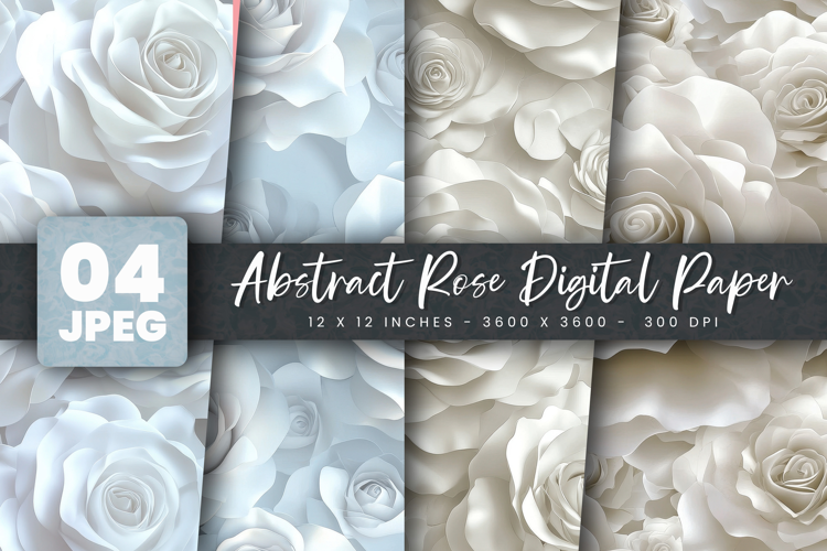 Abstract Rose Digital Paper