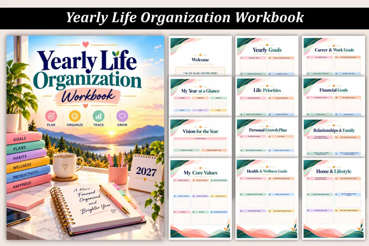 Yearly Life Organization Workbook