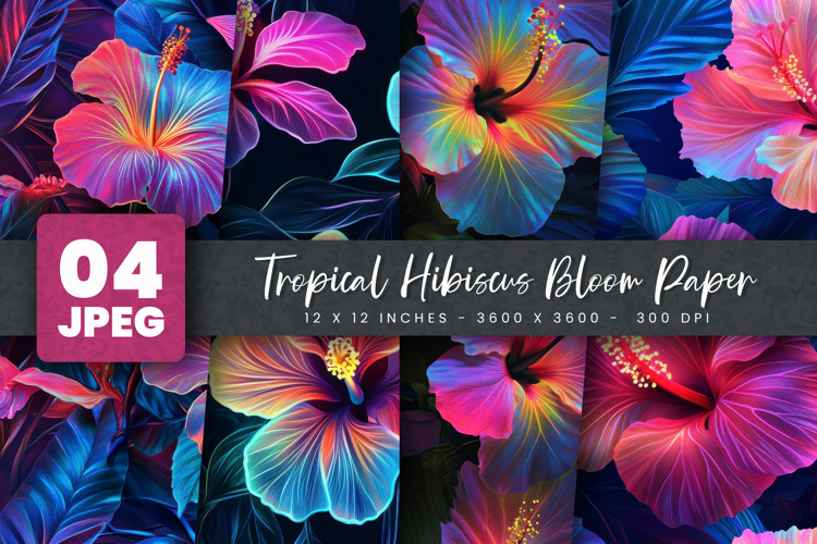 Tropical flower clipart Image 2