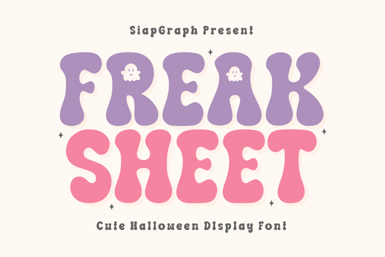 Freak Sheet - Cute Halloween Font