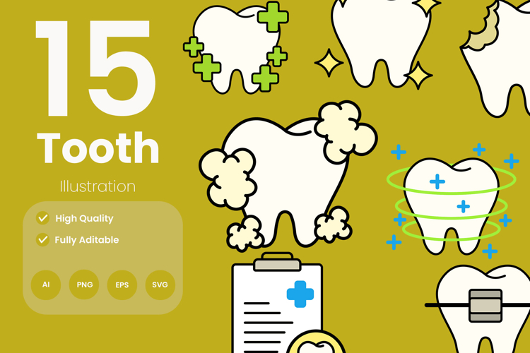 Tooth Illustration Pack