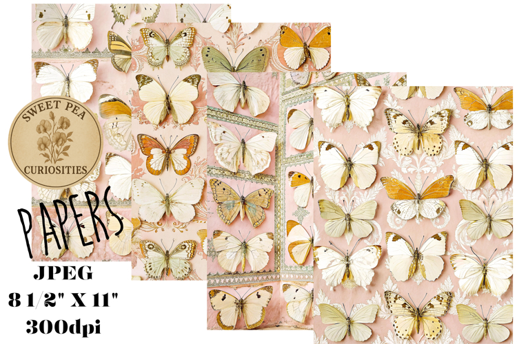 Shabby Chic, Papers, Junk Journal