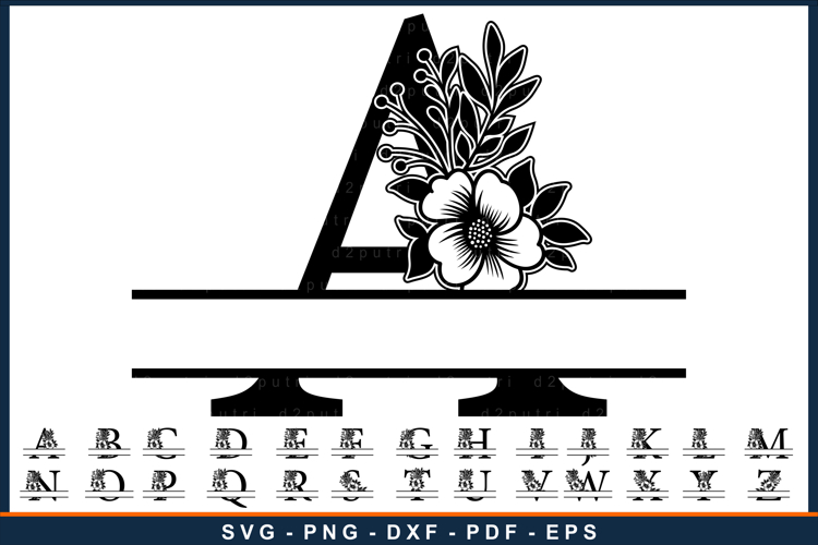 Family Name Monogram Svg Image 7