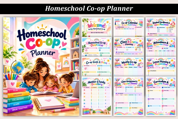 Homeschool Co-op Planner example image 1