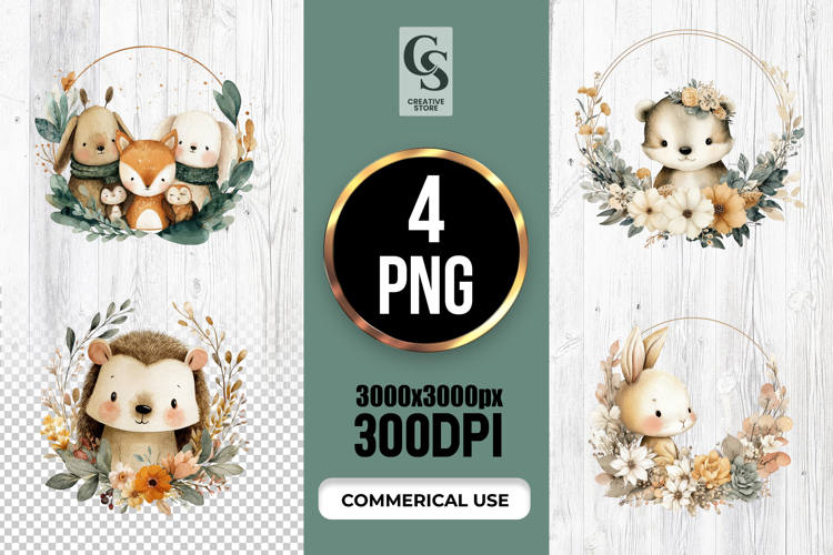 Cute Animal Clipart Image 4