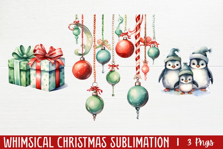 Whimsical Christmas Sublimation, PNG