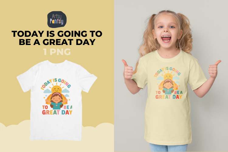 Today Is Going To Be A Great Day | Faith Affirmation Clipart