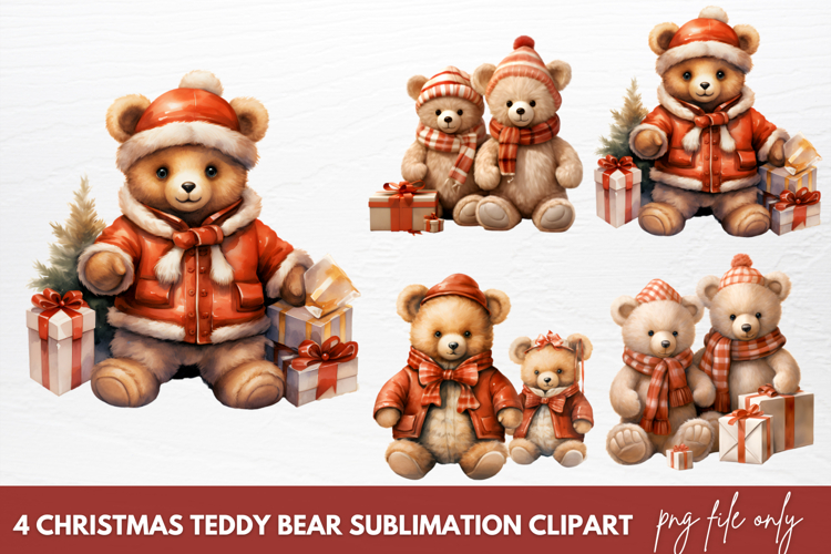 Christmas Bear Clipart Image 23