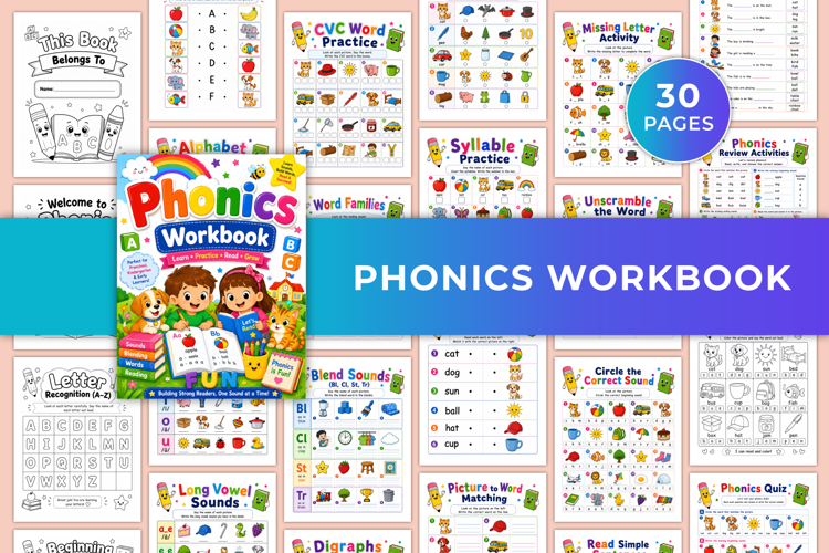 Phonics Workbook | Phonics Practice, Reading & Early