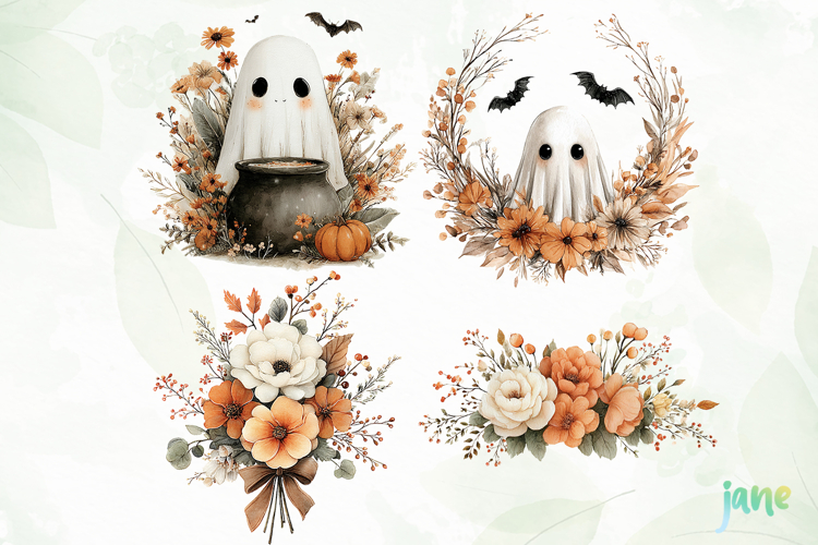Ghosts Clipart Image 13