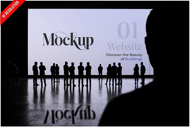 Expo Screen Mockup Branding