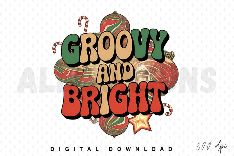 Groovy   Bright Sublimation PNG Design