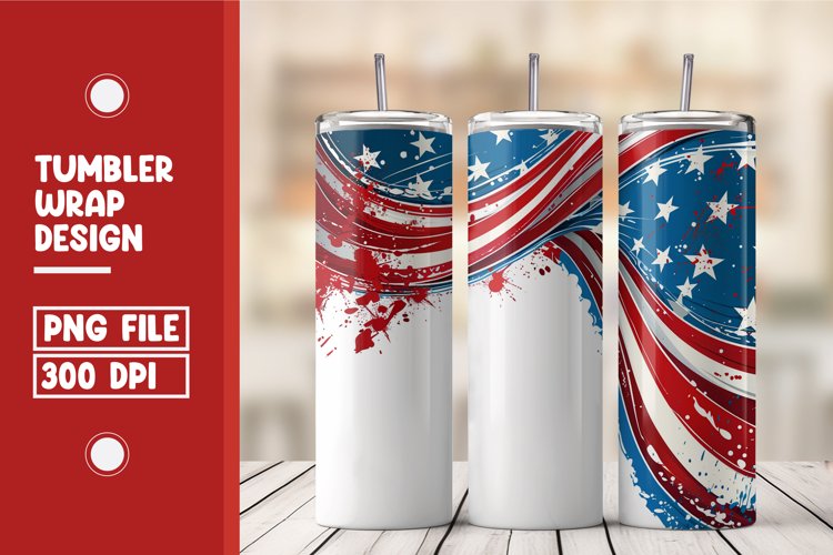 American Flag Clipart Image 11