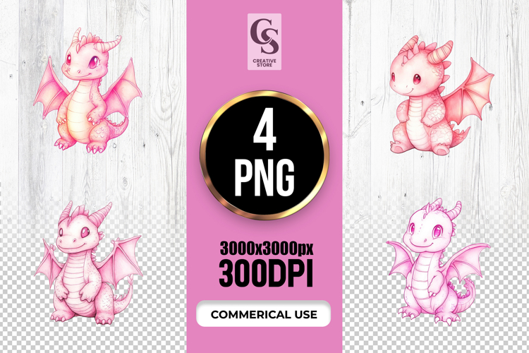 Cute Dragon Clipart Image 19