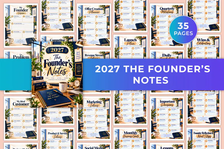 2027 The Founder’s Notes Kdp interiors