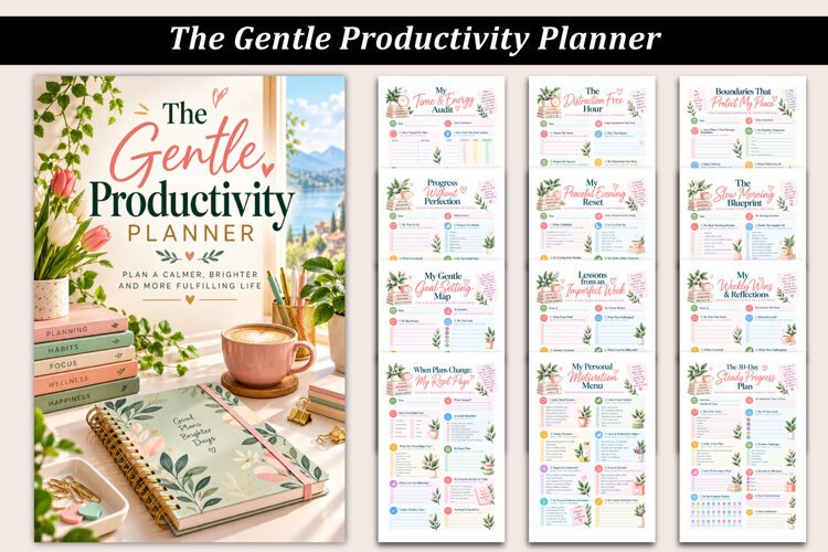 The Gentle Productivity Planner example image 1
