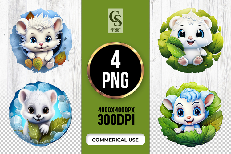 cute polar bear clipart  Image 3