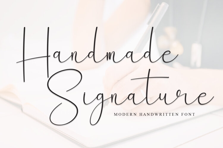 Handmade Signature example image 1