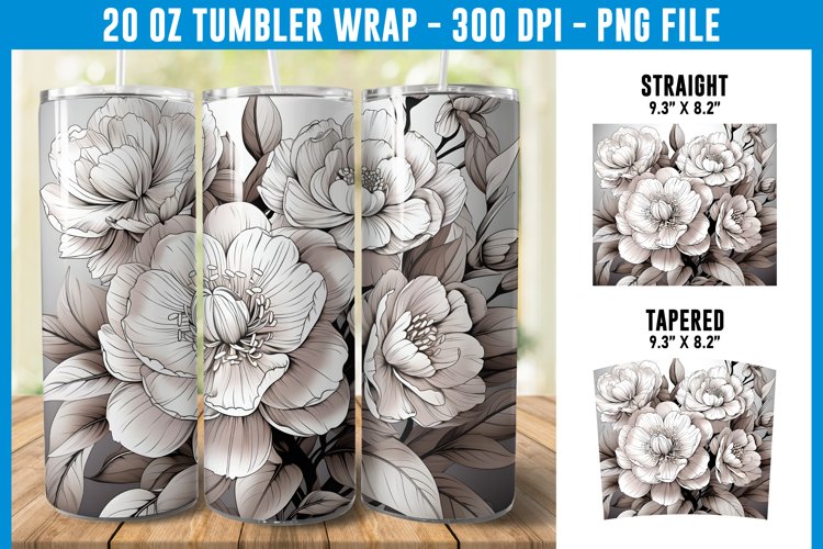 20 Oz Sublimation Tumbler Wrap Image 18