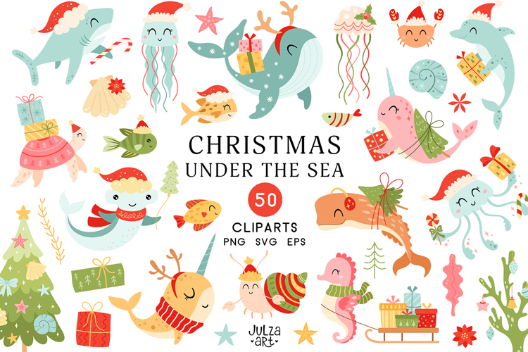 Merry Christmas Clipart Image 4