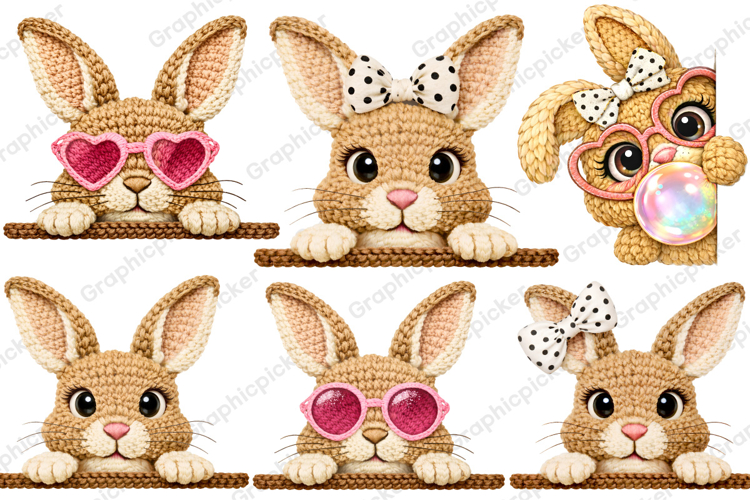 Faux Yarn Easter PNG, Latch Yarn Happy Easter PNG, Easter