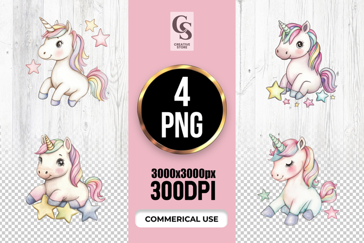 Cute Unicorn Clipart
