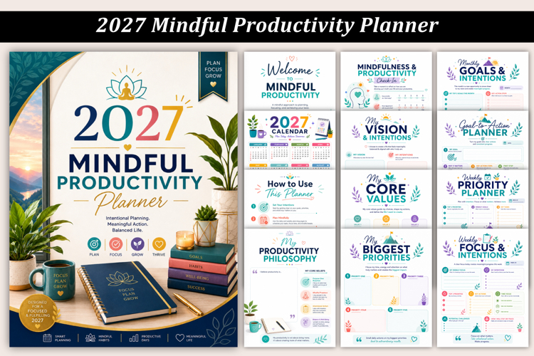 2027 Mindful Productivity Planner