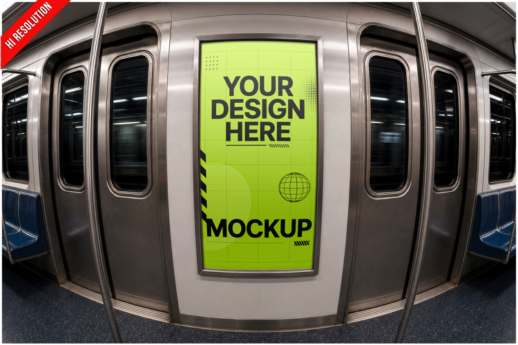 Poster Subway Train