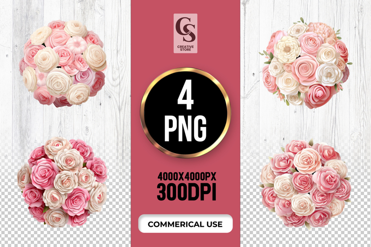 Pink Rose Png Image 5