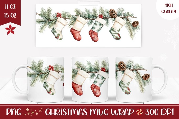 Christmas Socks Clipart Image 2
